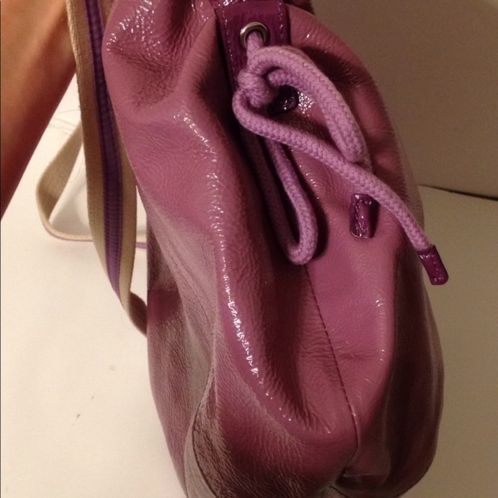 COACH poppy jazzy purple patent leather bag - Picture 8 of 10